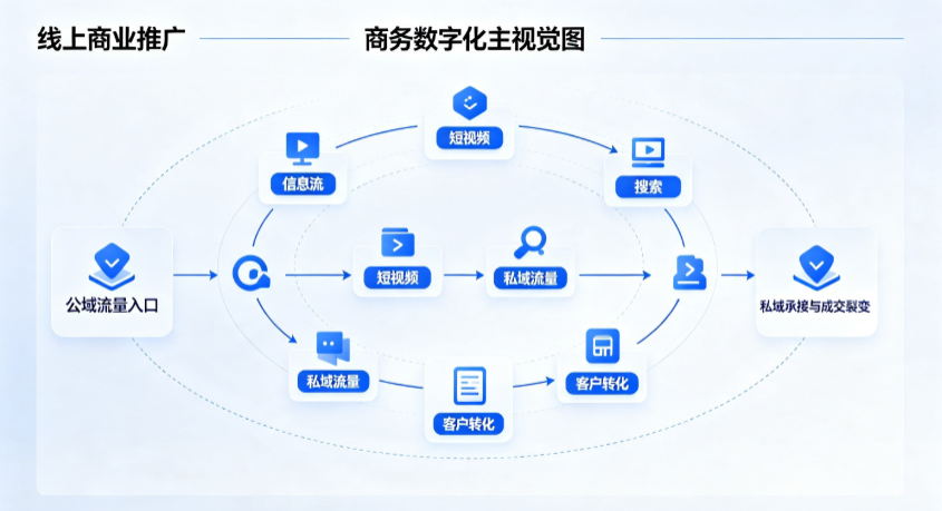 西和县线上商业推广怎么做？全域流量闭环搭建与低成本转化实战指南